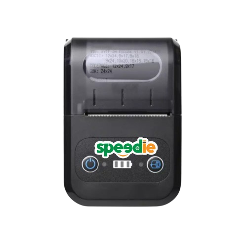 Speedie BT-58 Wireless Bluetooth Thermal Mobile Receipt POS Printer 58 mm (2 inches) | 2600 mAh Battery Backup + Chargeable | Android, Windows, Any Bluetooth Devices